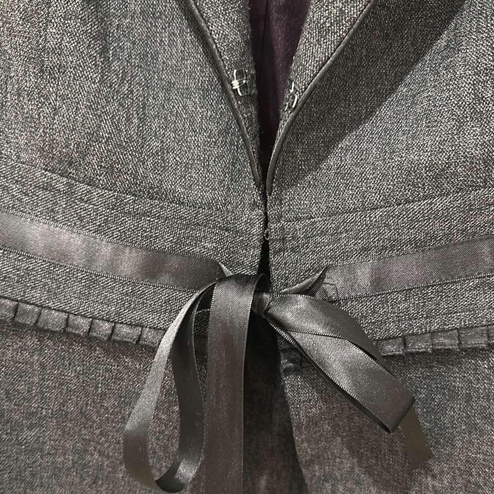 Black Satin sleeve blazer - Picture 2 of 8